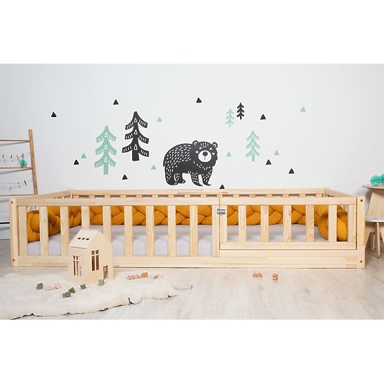 Detská nízka posteľ Montessori Bear