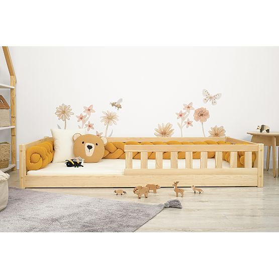 Detská nízka posteľ Montessori Meadow - prírodná