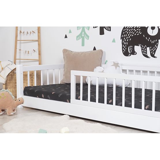 Detská nízka posteľ Montessori Ourbaby - biela