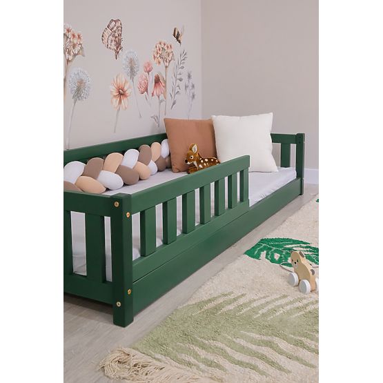 Detská nízka posteľ Montessori Ourbaby Meadow - zelená