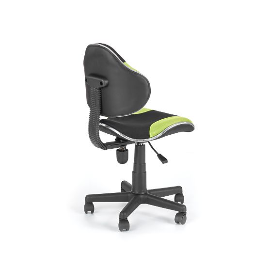 Detská otočná stolička FLASH - zelená