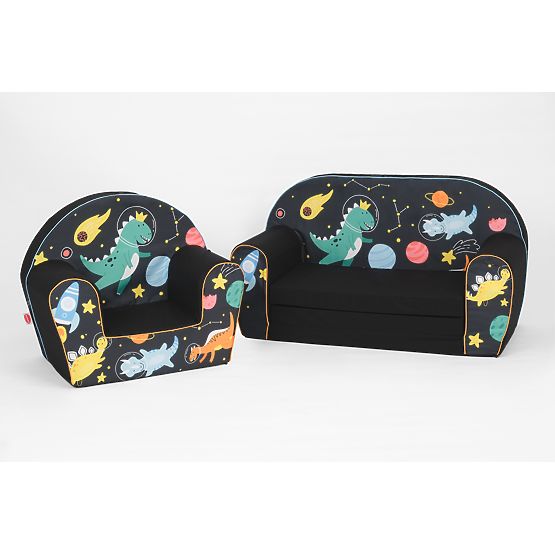 Detská pohovka - Vesmírni Dinosauri