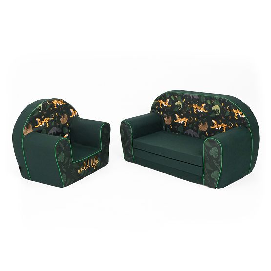 Detská pohovka - Wildlife Jungle