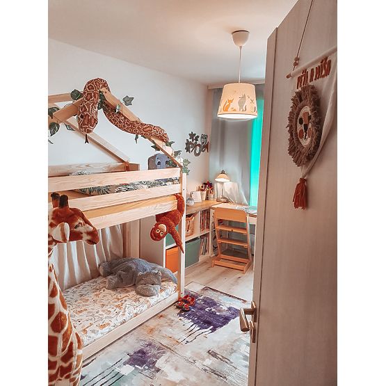 Detská poschodová posteľ domček Míle