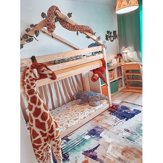 Detská poschodová posteľ domček Míle