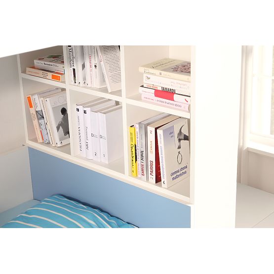 Detská poschodová posteľ s regálom Antonio