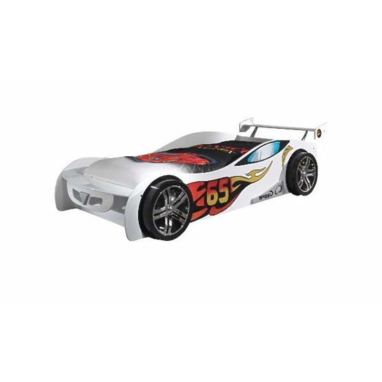 Detská posteľ auto Le Mans - biela