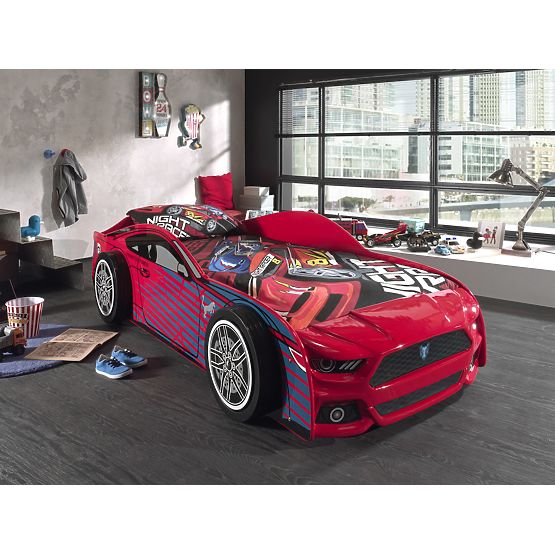 Detská posteľ auto Panther - červená