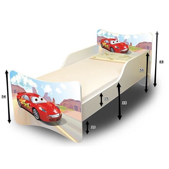 Detská posteľ - Auto