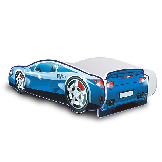 Detská posteľ - auto Speedy - modré