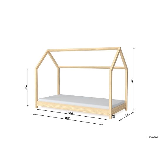 Detská posteľ domček Bella