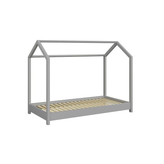 Detská posteľ domček Bella - sivá