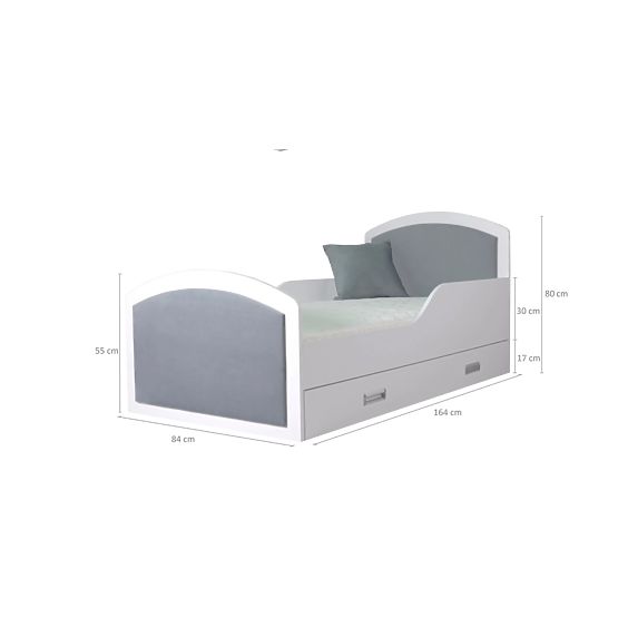 Detská posteľ DREAMS - Casablanka - ružová