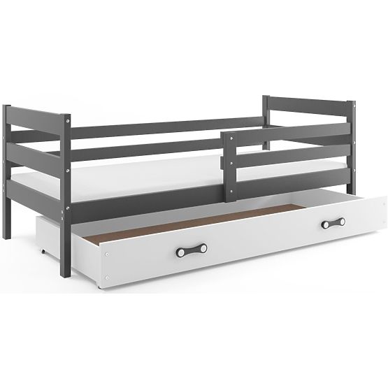 Detská posteľ Erik - šedo-biela