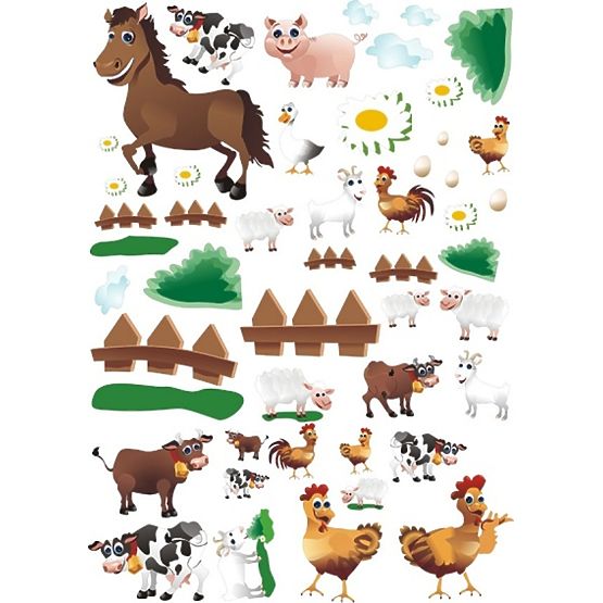 Detská posteľ - farma