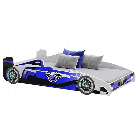 Detská posteľ FORMULA modrá 160 x 80 cm
