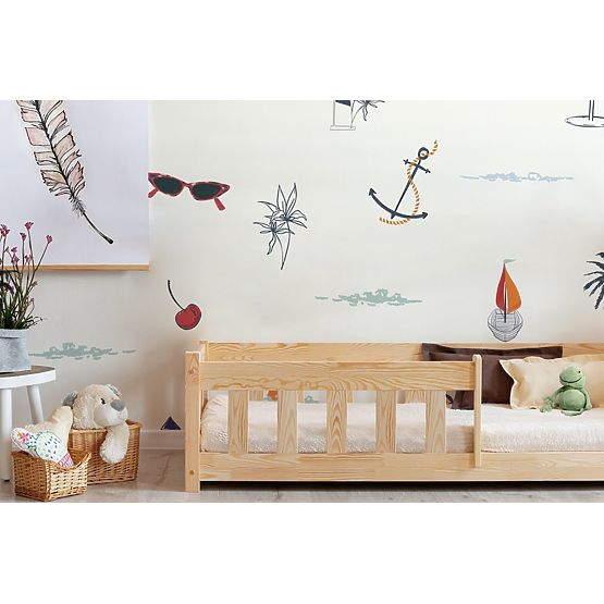 Detská posteľ Mila Raily so zábranou