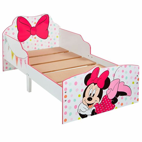 Detská posteľ Minnie Mouse s úložným priestorom
