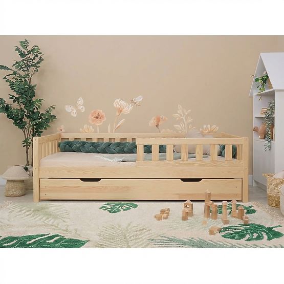 Detská posteľ Montessori Ourbaby Meadow plus - prírodná