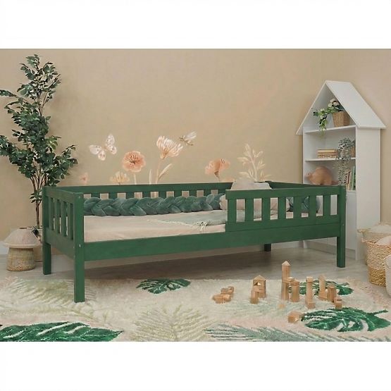 Detská posteľ Montessori Ourbaby Meadow plus - zelená