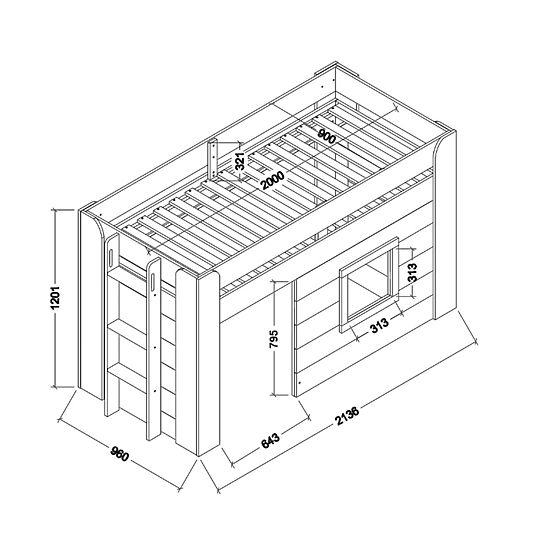 Detská posteľ NOAH