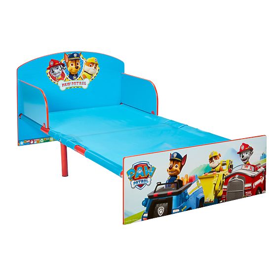 Detská posteľ Paw Patrol - Chase, Rubble a Marshall