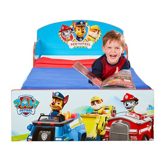 Detská posteľ Paw Patrol - Chase, Rubble a Marshall