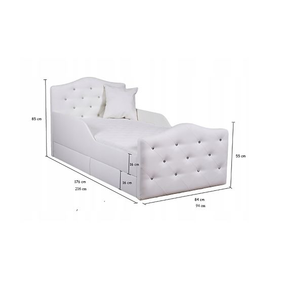 Detská posteľ Princess - ružová