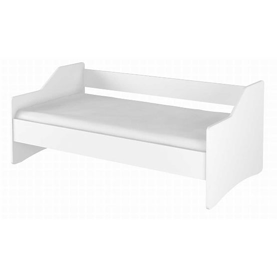 Detská posteľ s chrbtom LULU - biela