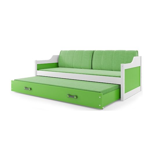 Detská posteľ s prístelkou David - biela