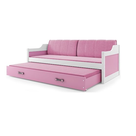 Detská posteľ s prístelkou David - biela