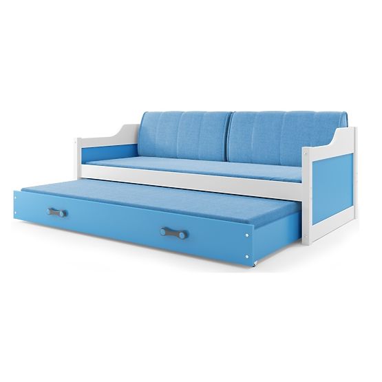 Detská posteľ s prístelkou David - biela