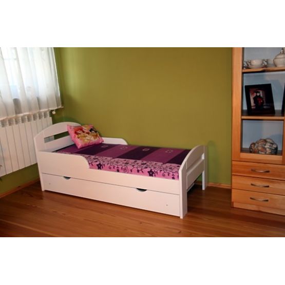 Detská posteľ s úložným priestorom - Timi - biela