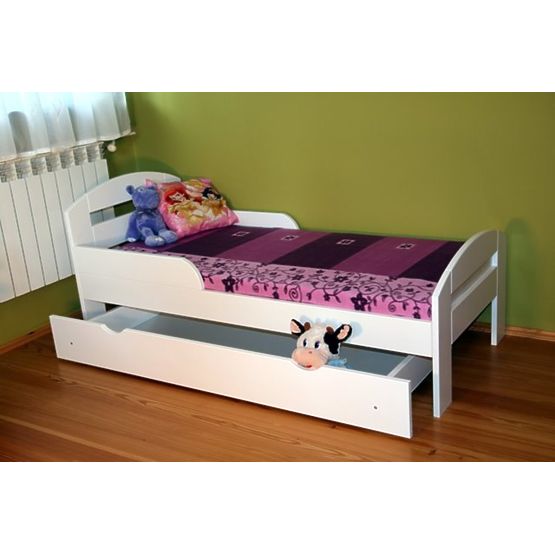 Detská posteľ s úložným priestorom - Timi - biela