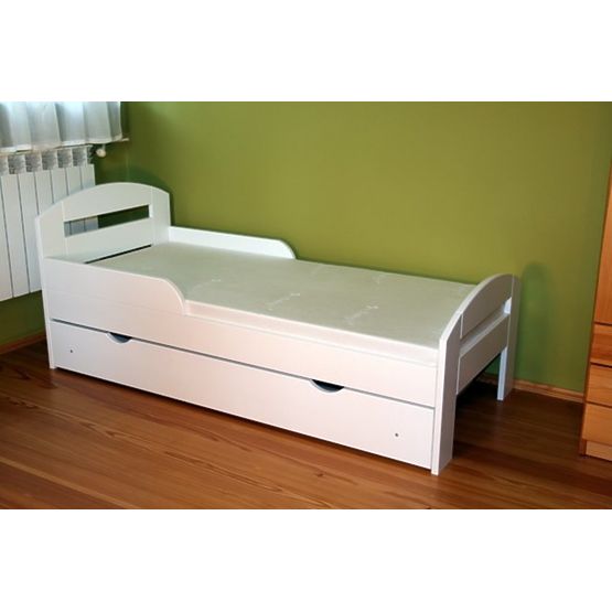 Detská posteľ s úložným priestorom - Timi - biela