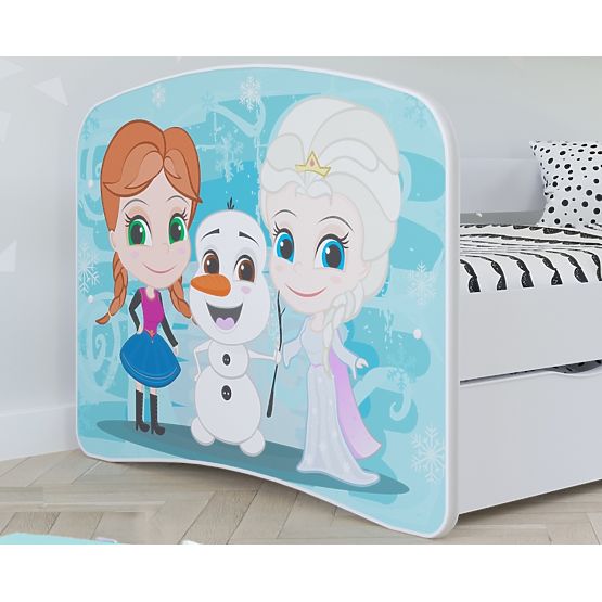 Detská posteľ so zábranou - Frozen 2