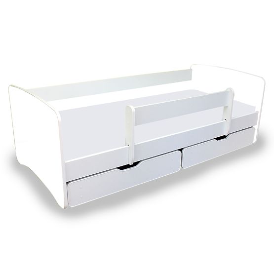 Detská posteľ so zábranou NICO - biela