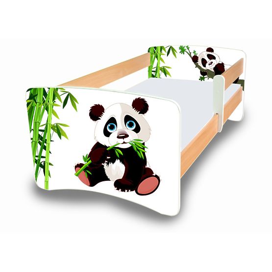 Detská posteľ so zábranou NICO - panda