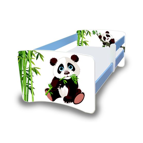 Detská posteľ so zábranou NICO - panda