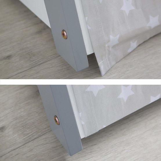 Detská posteľ Teepee - biela-sivá