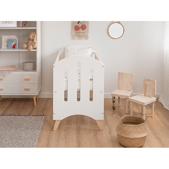 Detská postieľka Baby Dream 120x60 cm - biela