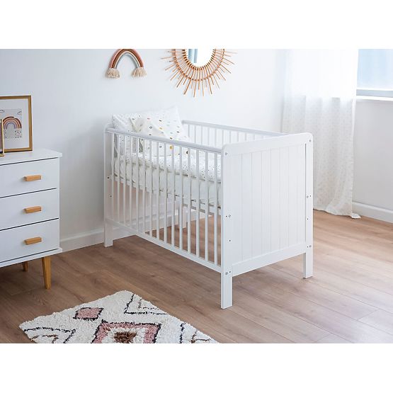 Detská postieľka Baby Magic 120x60 cm - biela