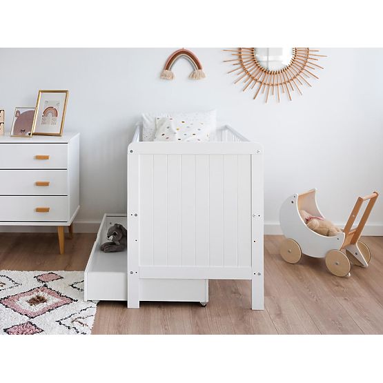 Detská postieľka Baby Magic 120x60 cm - biela