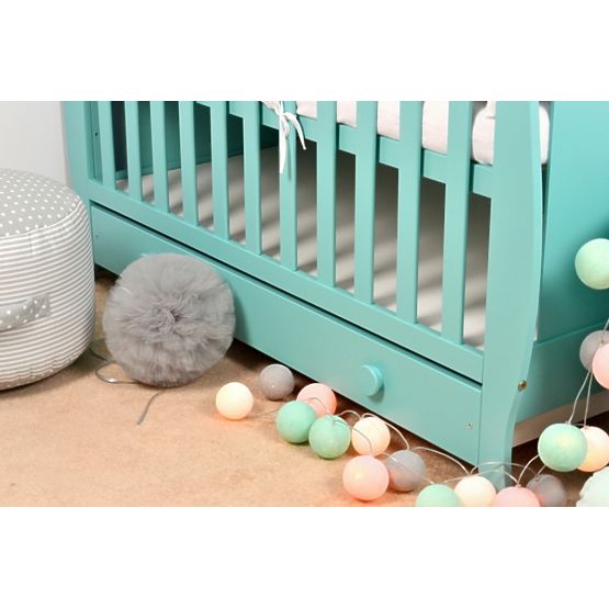 Detská postieľka MIŠA - mätová