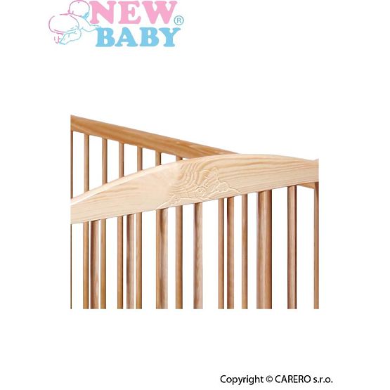 Detská postieľka New Baby Peter - prírodná