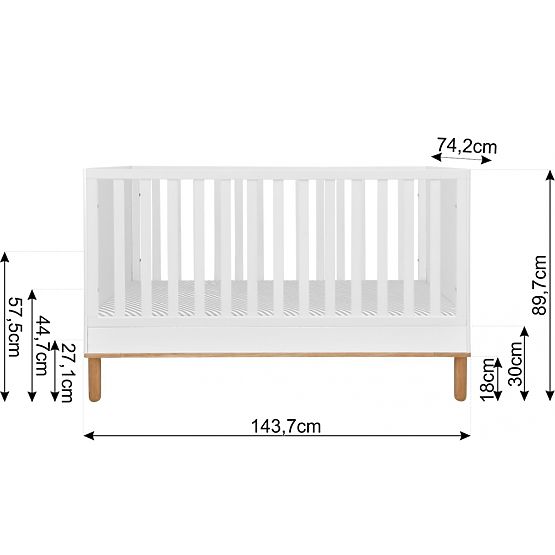Detská postieľka Toteme Cube