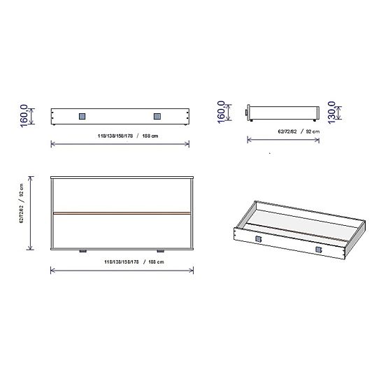 Detská postieľka Zuza 140x70 cm s válendovou bočnicou
