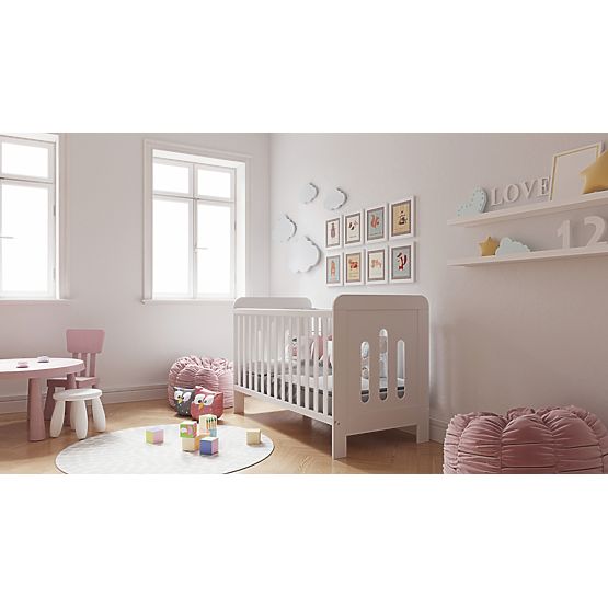 Detská postieľka Zuza 140x70 cm s válendovou bočnicou