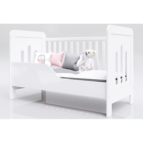 Detská postieľka Zuza 140x70 cm s válendovou bočnicou