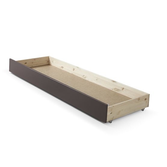 Detská rozkladacia posteľ s opierkou Pino - sivá